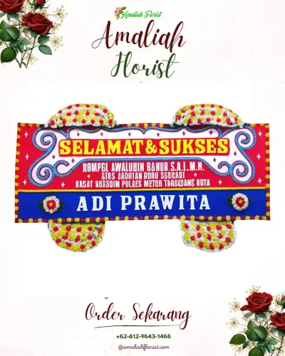 Karangan Bunga Ucapan Selamat di Leuwidamar