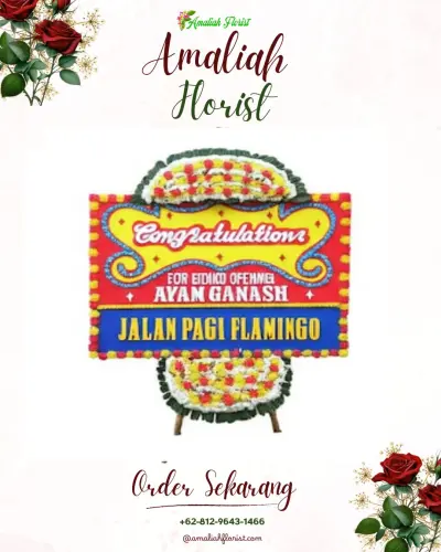 Bunga Papan Congratulation di Leuwidamar